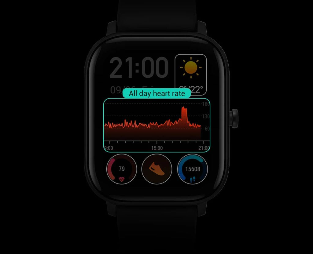 Amazfit GTS Smart Watch for Men & Women – 5ATM Waterproof, Fitness Tracker, Music Control