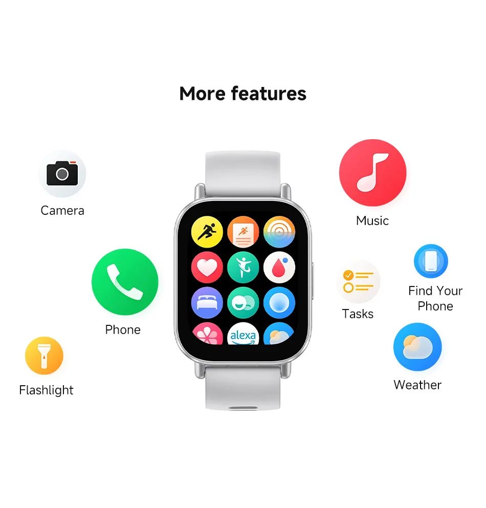 Global Version Xiaomi Redmi Watch 5 Active Smartwatch with Bluetooth Calling, 2.0" Display, 18-Day Battery Life & 140+ Workout Modes