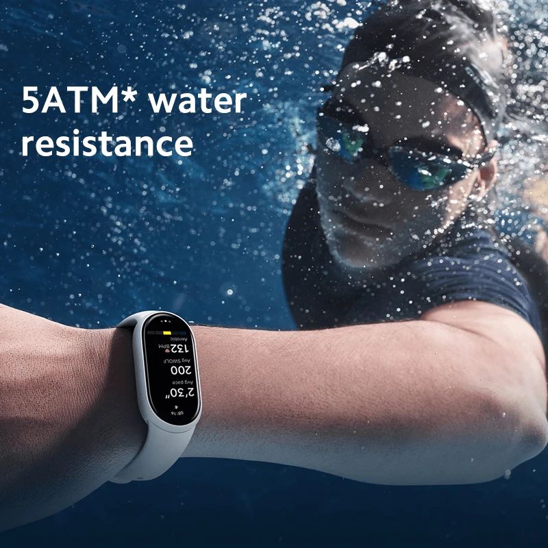 Xiaomi Smart Band 10 Global Version 1.72" AMOLED Fitness Tracker with Blood Oxygen, Heart Rate & 150+ Sports Modes