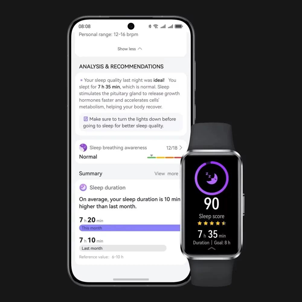 HUAWEI Band 10 Smartwatch – Original Fitness Tracker with Sleep Tracking, Health Monitor & 14-Day Battery