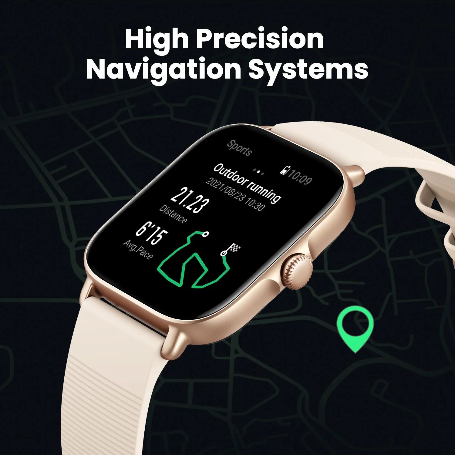 Amazfit GTS 4 Mini Smartwatch with Alexa Built-in, 24/7 Heart Rate Monitor, 150+ Sports Modes, AMOLED Display